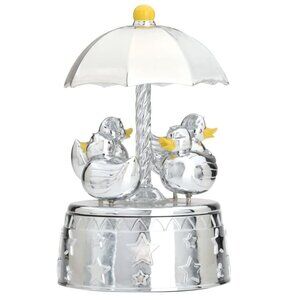 Reed & Barton Silver Something Duckie Carousel Musical, New with Tags, NWT